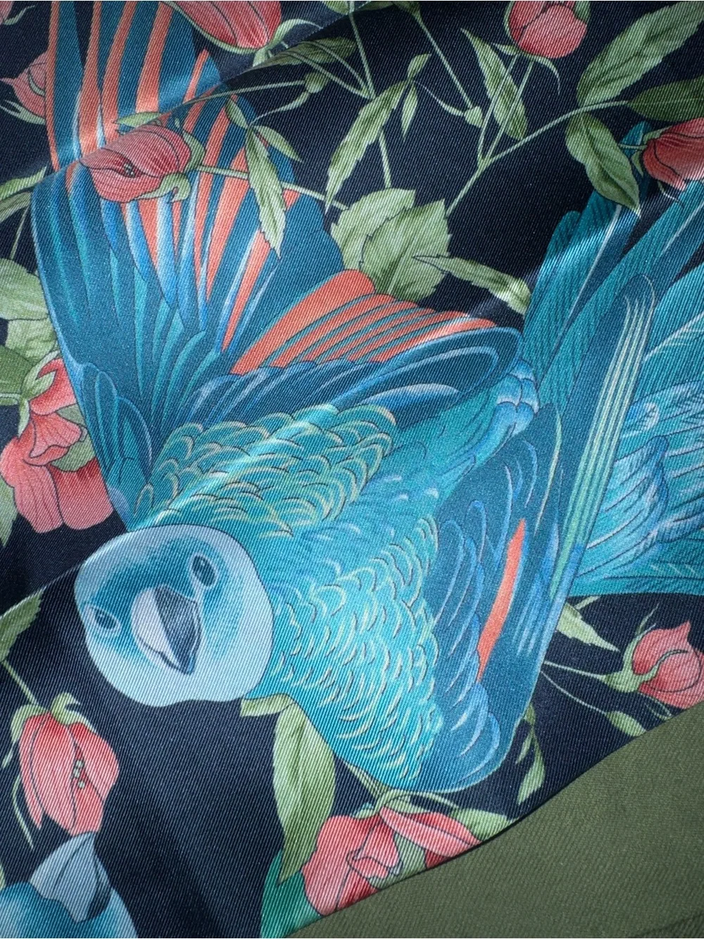 Jim Thompson Floral Silk Scarf